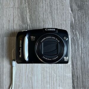 Canon PowerShot SX120 IS Digital Camera - Black